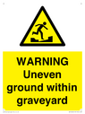 warning-uneven-ground-within-graveyard~